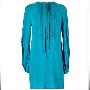 Diane Von Furstenburg Blue Shift Dress